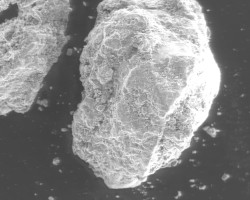 SEM of incinerated solid waste material (Zekkos et al. 2013)