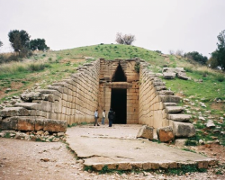 Underground Burial Chamber in Mycenae (circa 1250 BC). More info in Zekkos et al. (2005)