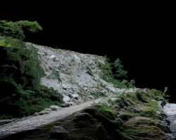 Photogrametry-based 3D model of terrace failure during the 2015 Gorkha, Nepal Earthquake